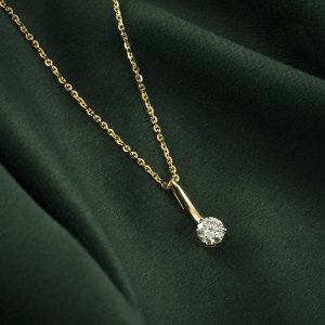 SOLITAIRE ROUND CHAIN