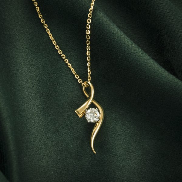 SOLITAIRE ROUND CHAIN