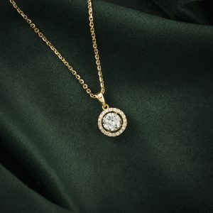 SOLITAIRE ROUND DIAMOND CHAIN