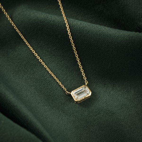 SOLITAIRE EMERALD CHAIN