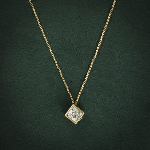 SOLITAIRE ROUND CHAIN
