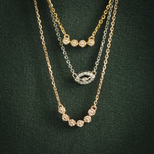 TRIPLE LAYER DIAMOND CHAIN