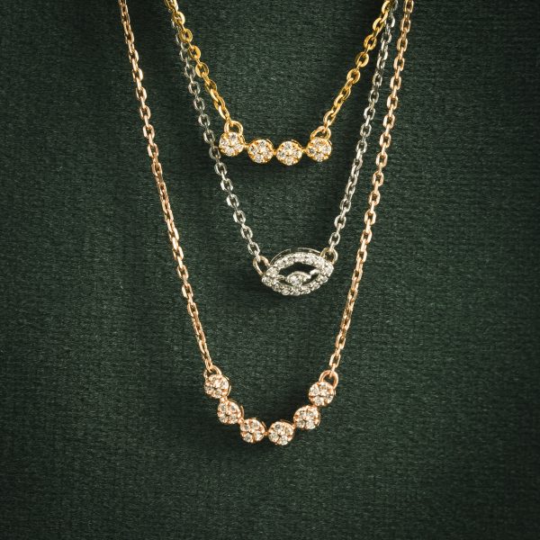 TRIPLE LAYER DIAMOND CHAIN