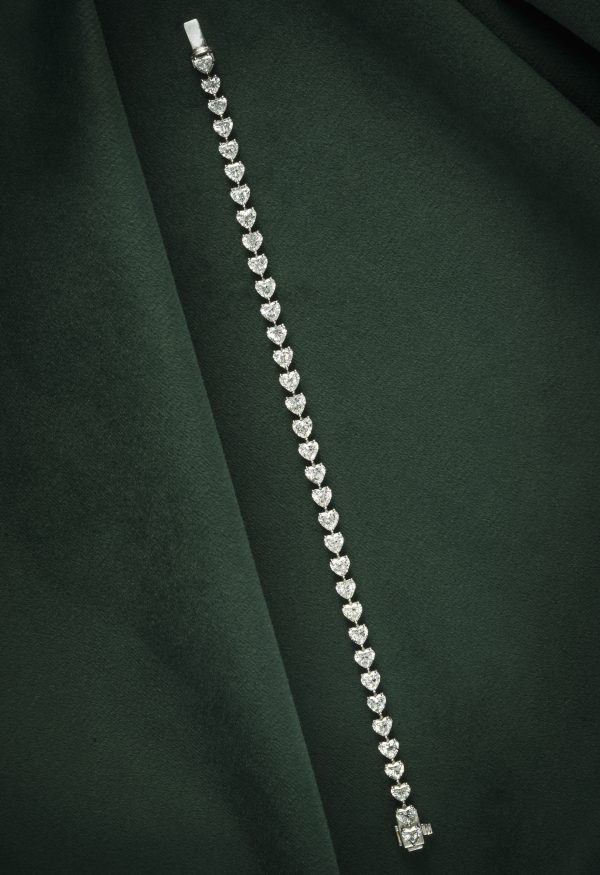 HEART TENNIS BRACELET