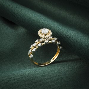 RADIANT HALO CLUSTER  RING