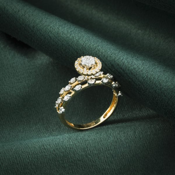 RADIANT HALO CLUSTER  RING