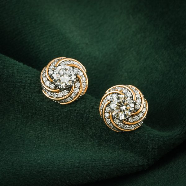 SWIRL LUXE STUDS