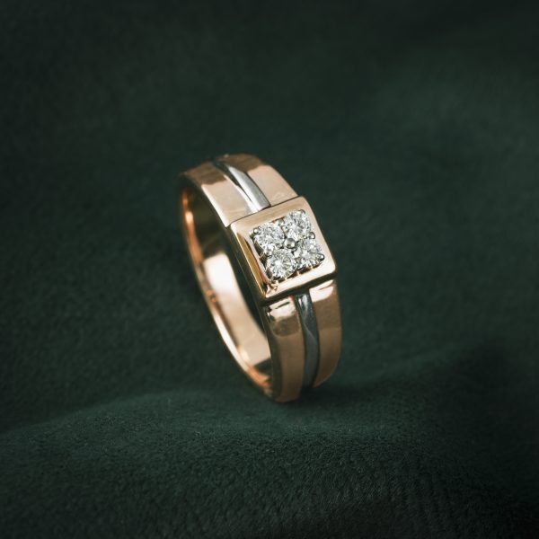 ROUND MEN'S RING