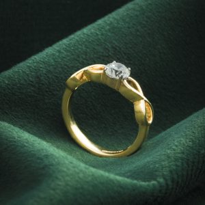 SOLITAIRE WITH INFINTY RING