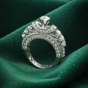 CROWN SOLITAIRE RING