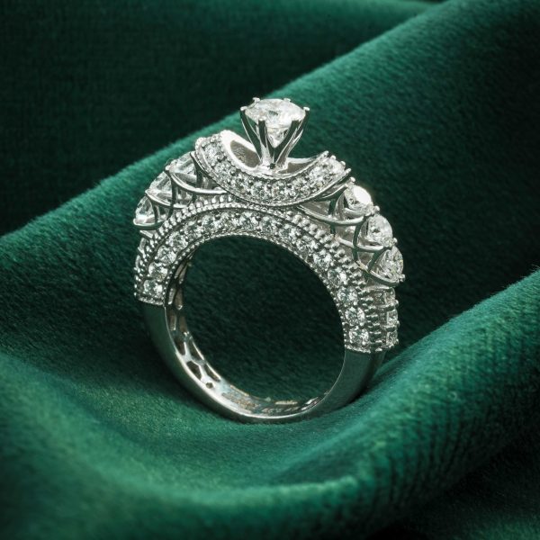 CROWN SOLITAIRE RING