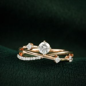 The Ethereal Vine Diamond Ring