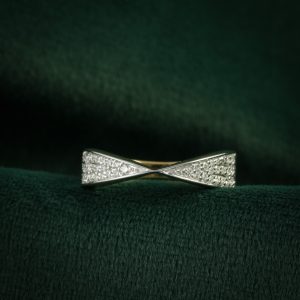 Infinity Diamond Pavé Ring