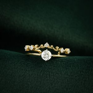 Diamond Tiara Ring Set
