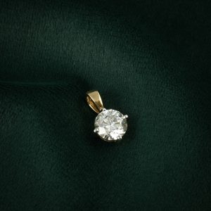 Brilliant Cut Solitaire Pendant