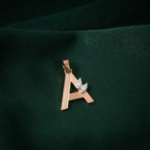 Signature A Diamond Pendant