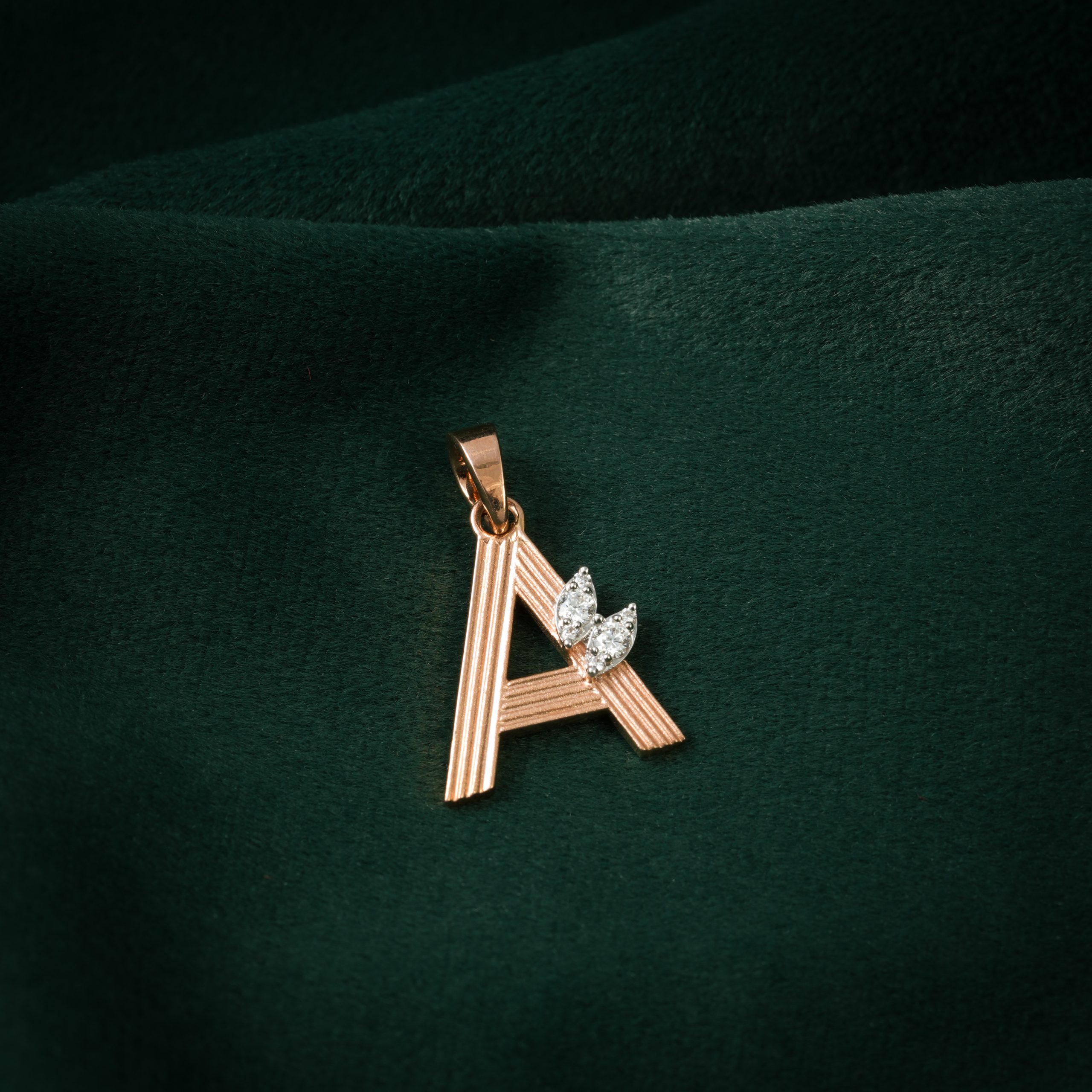 Signature A Diamond Pendant