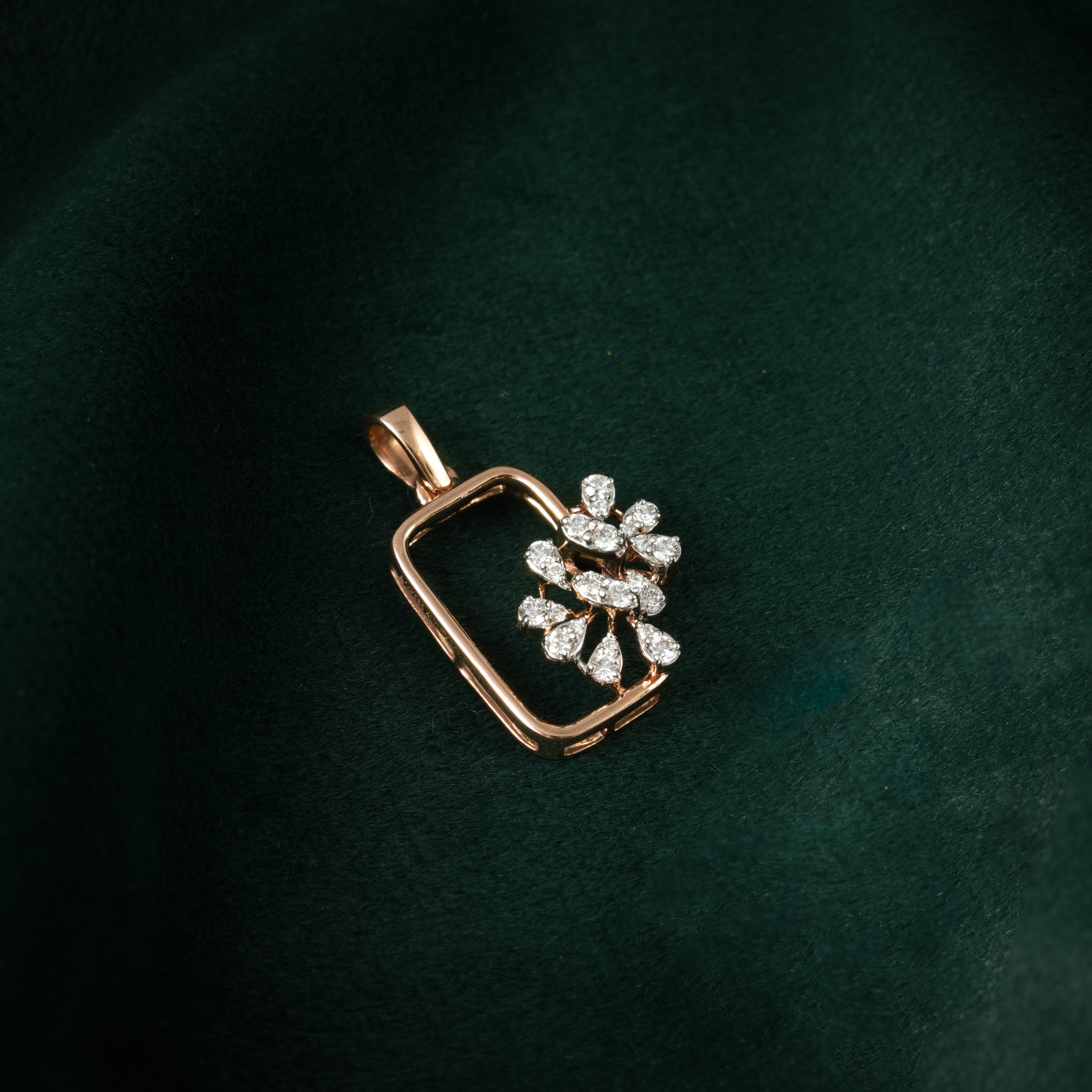 Rose Gold Blossom Pendant