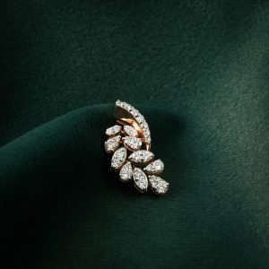 Diamond Leaf Vine Pendant