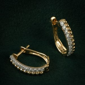Sparkling Crescent Diamond Tops