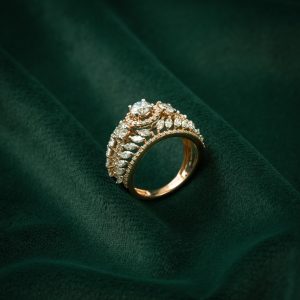 SPARKLING MARQUISE SILVER RING