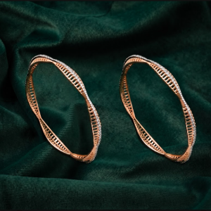 CLASSIC DIAMOND TOUCH SILVER BANGLES
