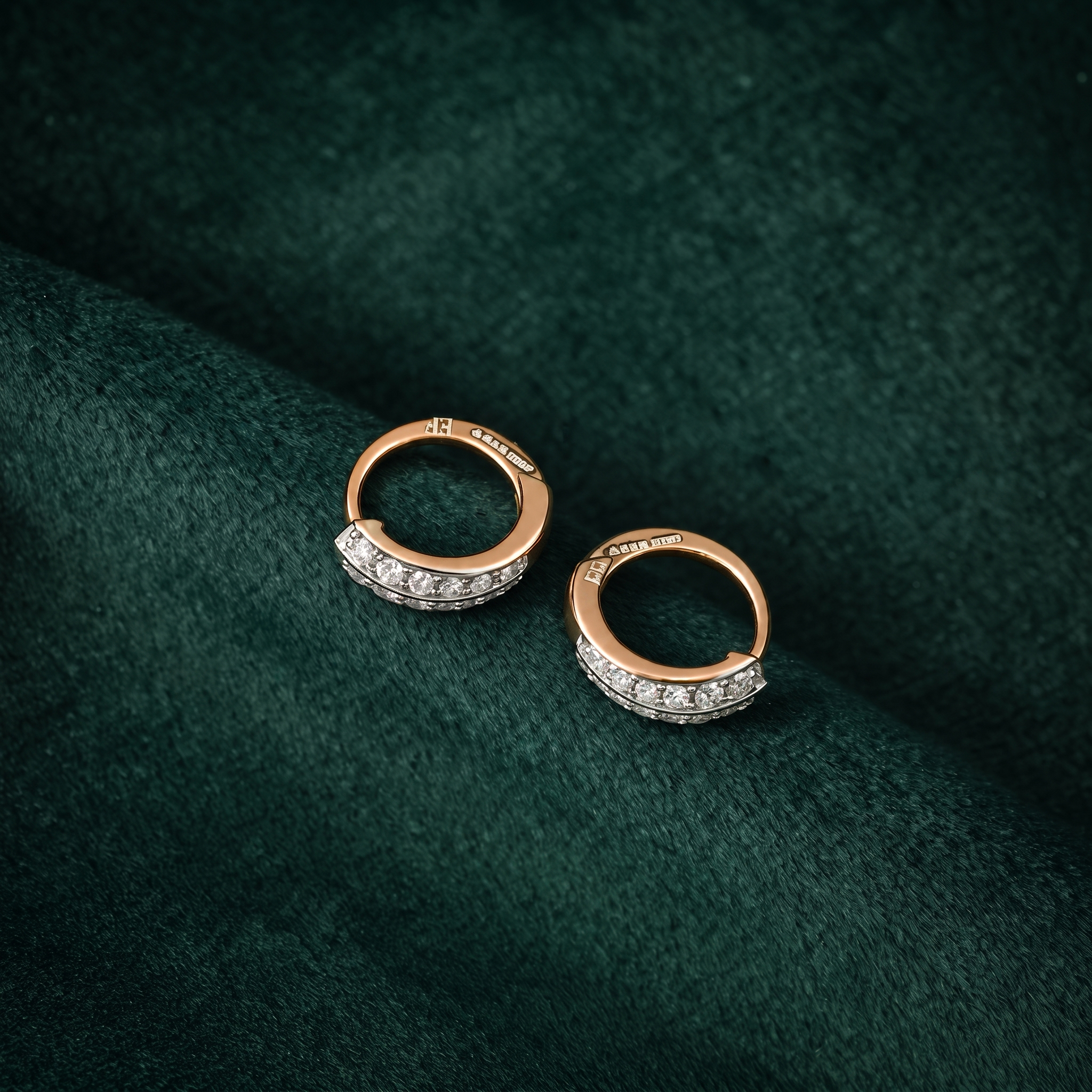 GLAM SILVER HOOPS
