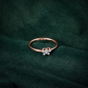 ROSE GOLD BUTTERFLY RING