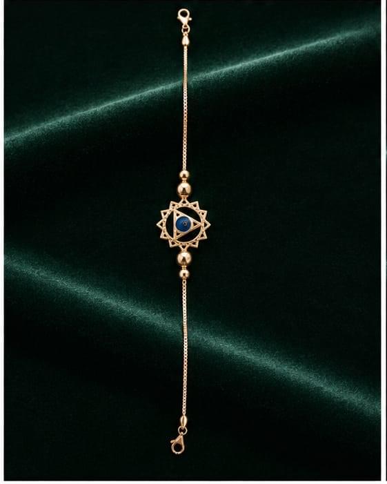 EVIL EYE CHAKRA RAKHI BRACELET